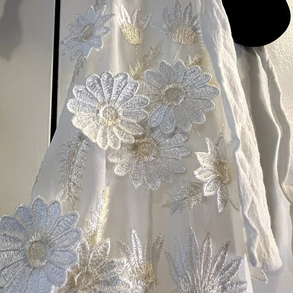 For Love and Lemon White Isabella Halter Maxi Dress size XS - Picture 6 of 9